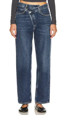 AGOLDE Criss Cross Straight Leg in Blue