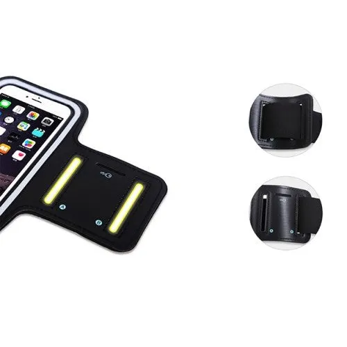 Armband Professional Cover Neoprene Waterproof Wraparound Sport with Buckle for Sharp Aquos Keitai 3 (2019) - Black