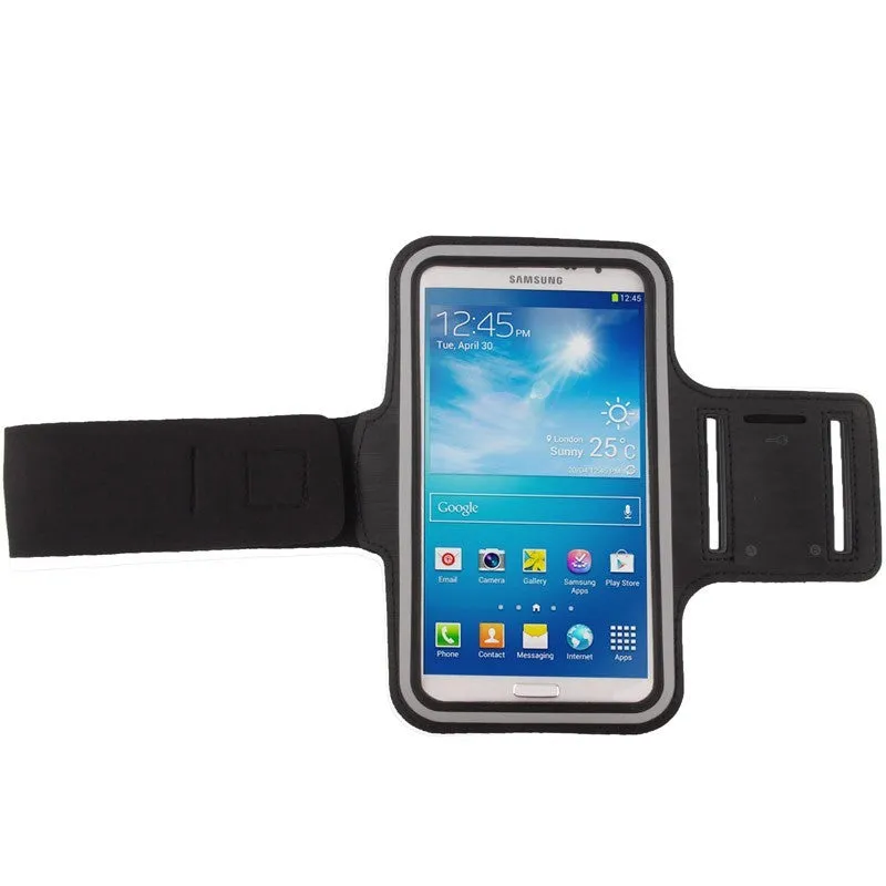Armband Professional Cover Neoprene Waterproof Wraparound Sport with Buckle for Sharp Aquos Keitai 3 (2019) - Black
