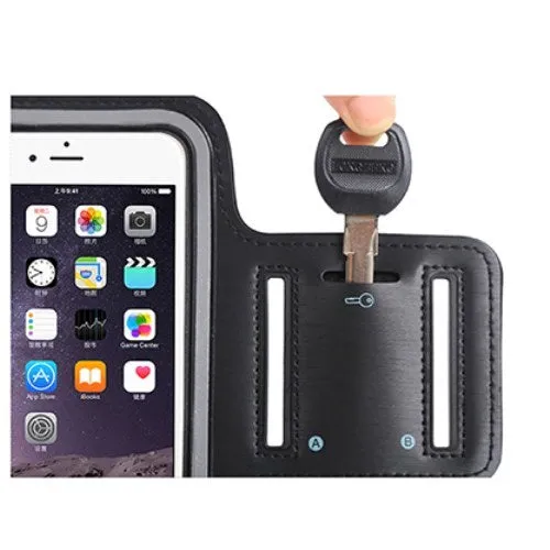 Armband Professional Cover Neoprene Waterproof Wraparound Sport with Buckle for Sharp Aquos Keitai 3 (2019) - Black