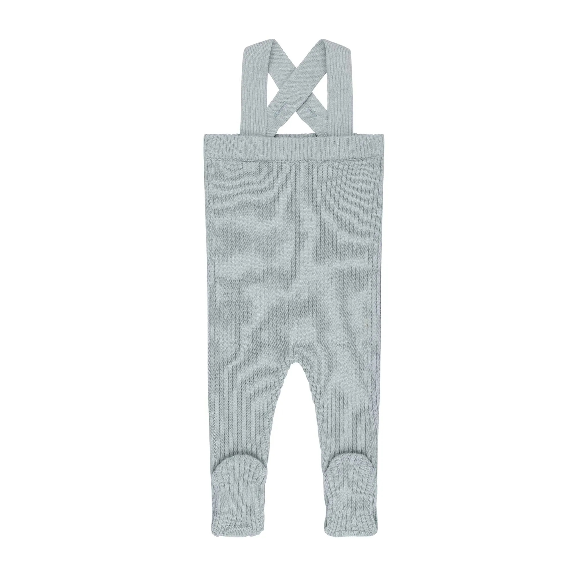 Bubble Knit Collection - Ribbed Overalls