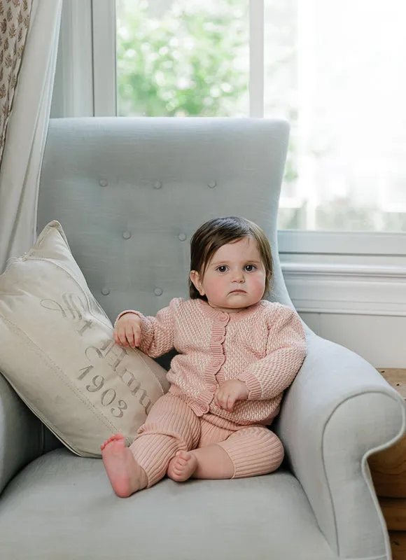 Bubble Knit Collection - Ribbed Overalls