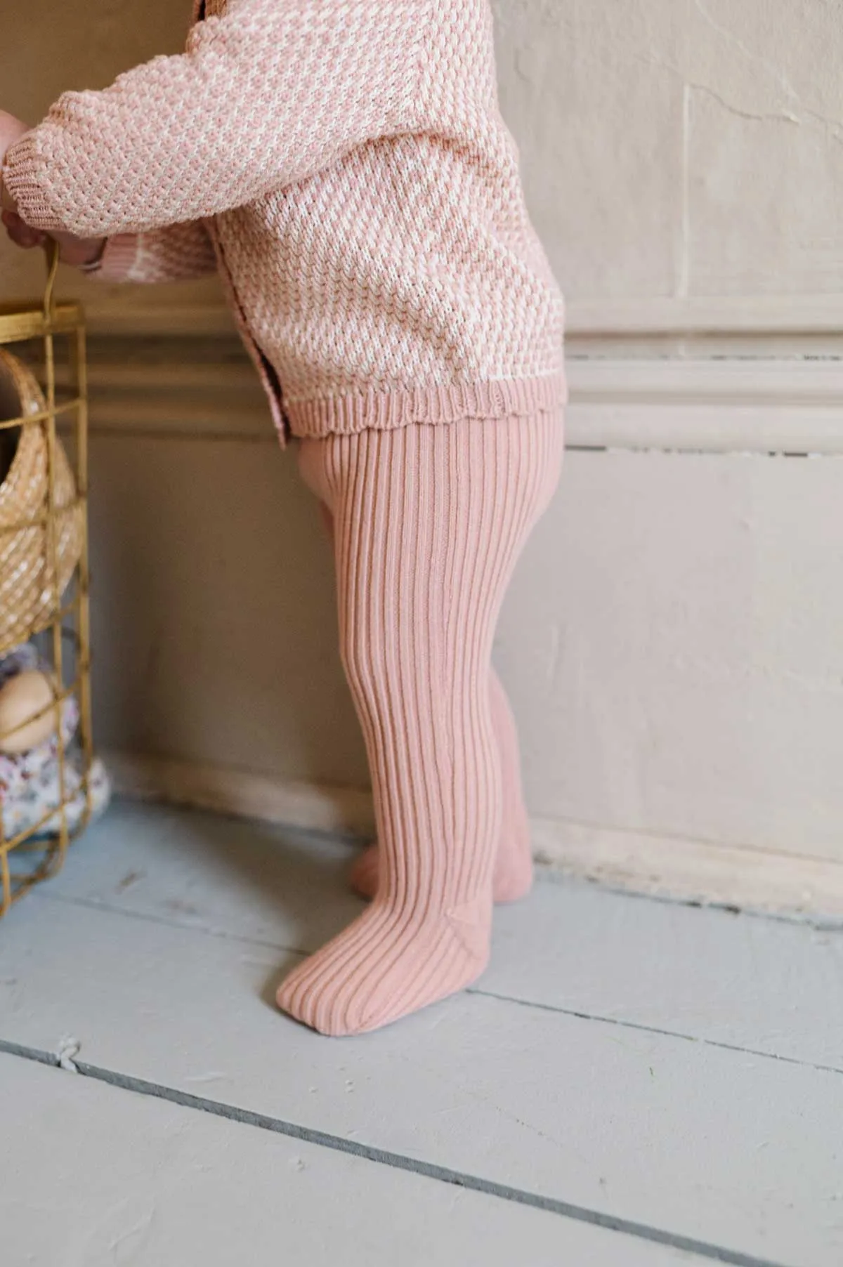 Bubble Knit Collection - Ribbed Overalls
