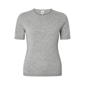 CASHMERE by ILLUM - Crew Neck Short Sleeves Knit