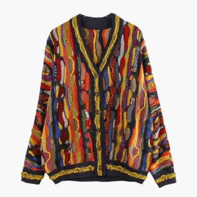 Coogi Cardigan Retro Core Aesthetic