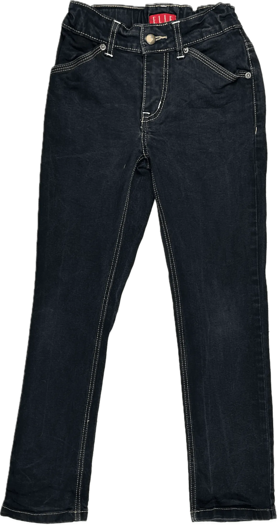 Elle Paris Stretch Kids Straight Jeans - Size 8