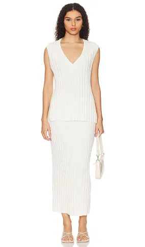 Free People Veda Sweater Set in Ivory