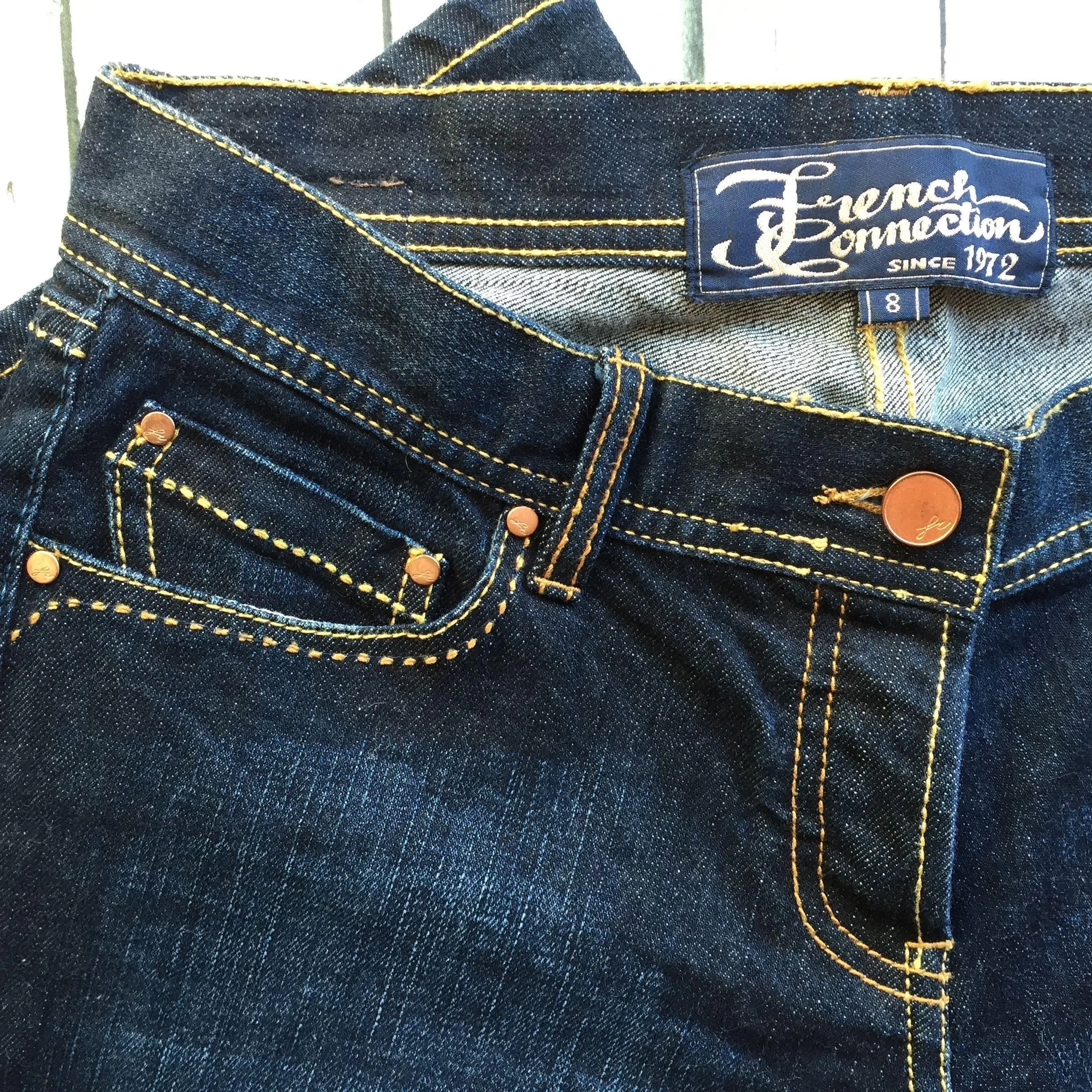 French Connection Straight Denim Jeans -Size 8