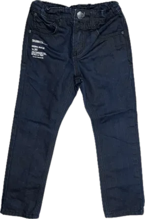 Fresh Baked Slim Straight Boys Logo Jeans - Size 5