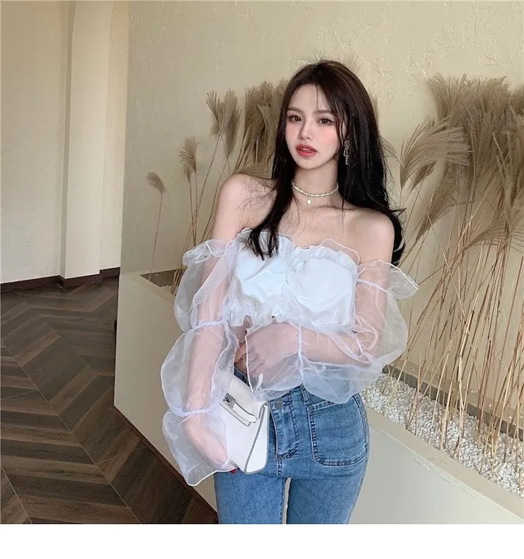 Kawaii Summer Sexy Off-Shoulder Blouses