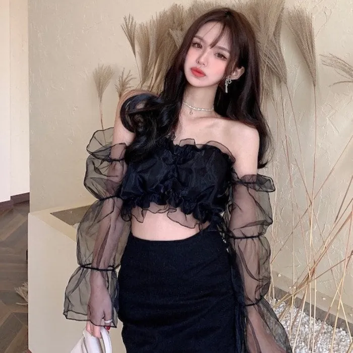 Kawaii Summer Sexy Off-Shoulder Blouses
