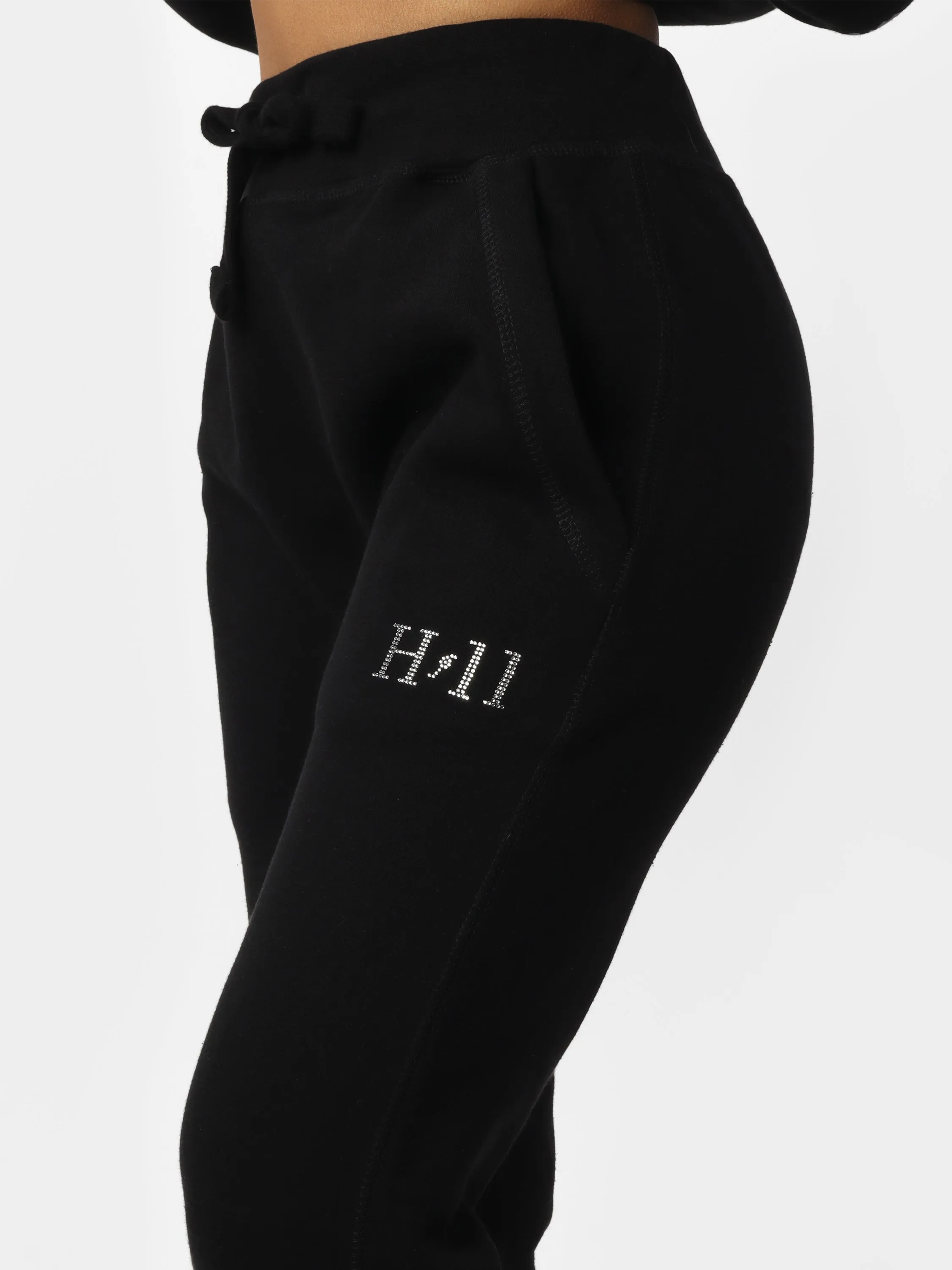 Mini HOF11 Bedazzled Black Joggers