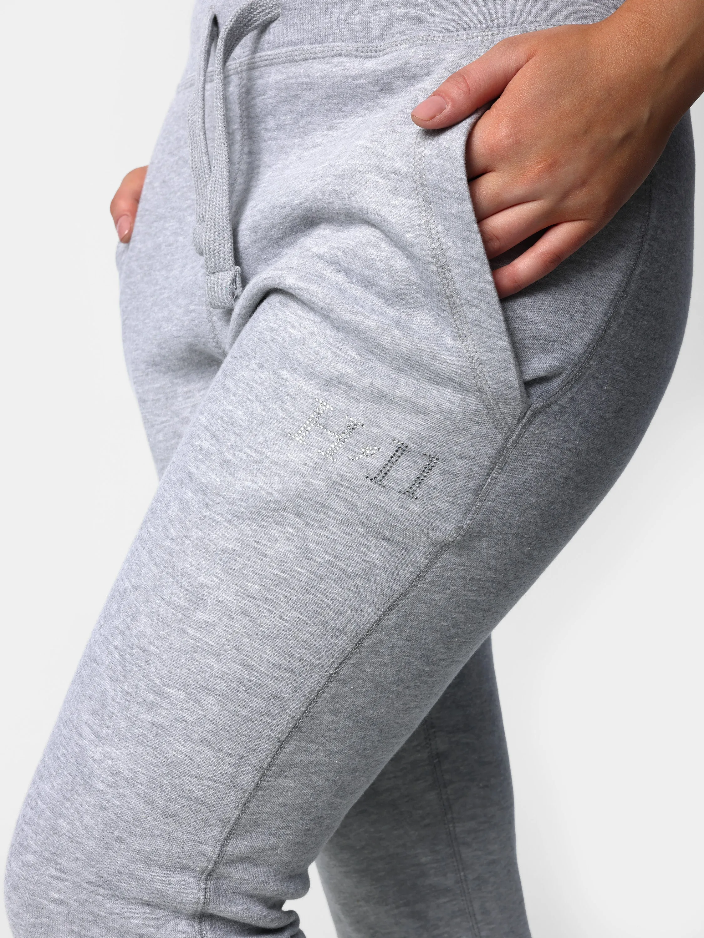 Mini HOF11 Bedazzled Gray Joggers