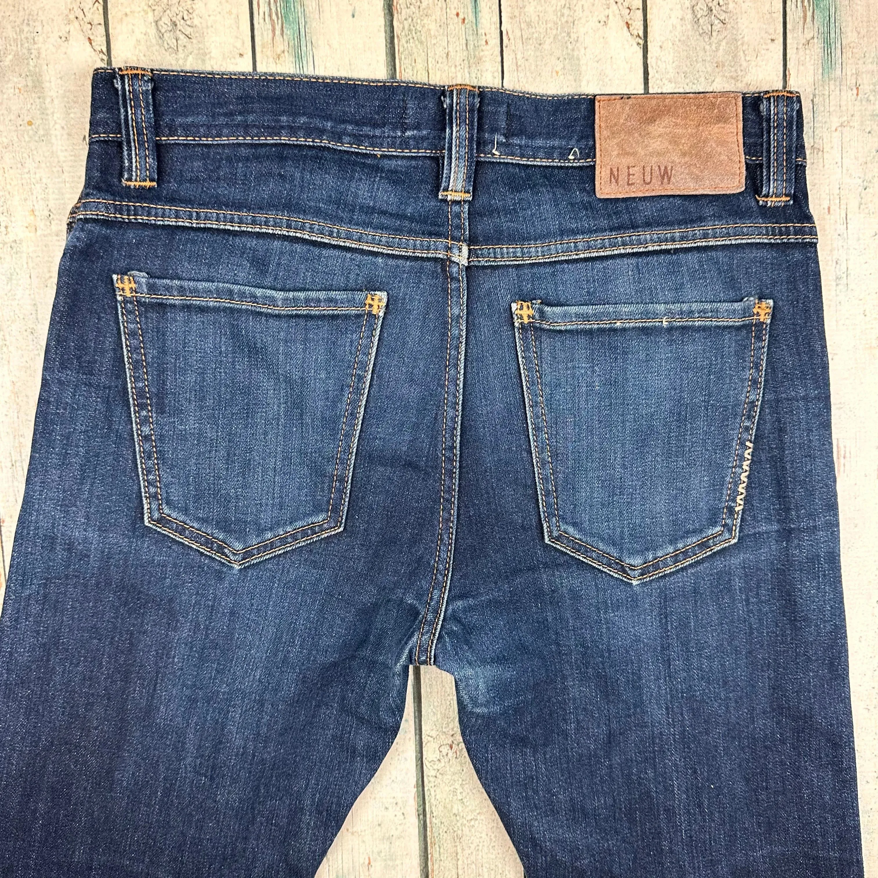 NEUW 'IGGY Skinny' Mens Stretch Selvedge Jeans - Size 30/32