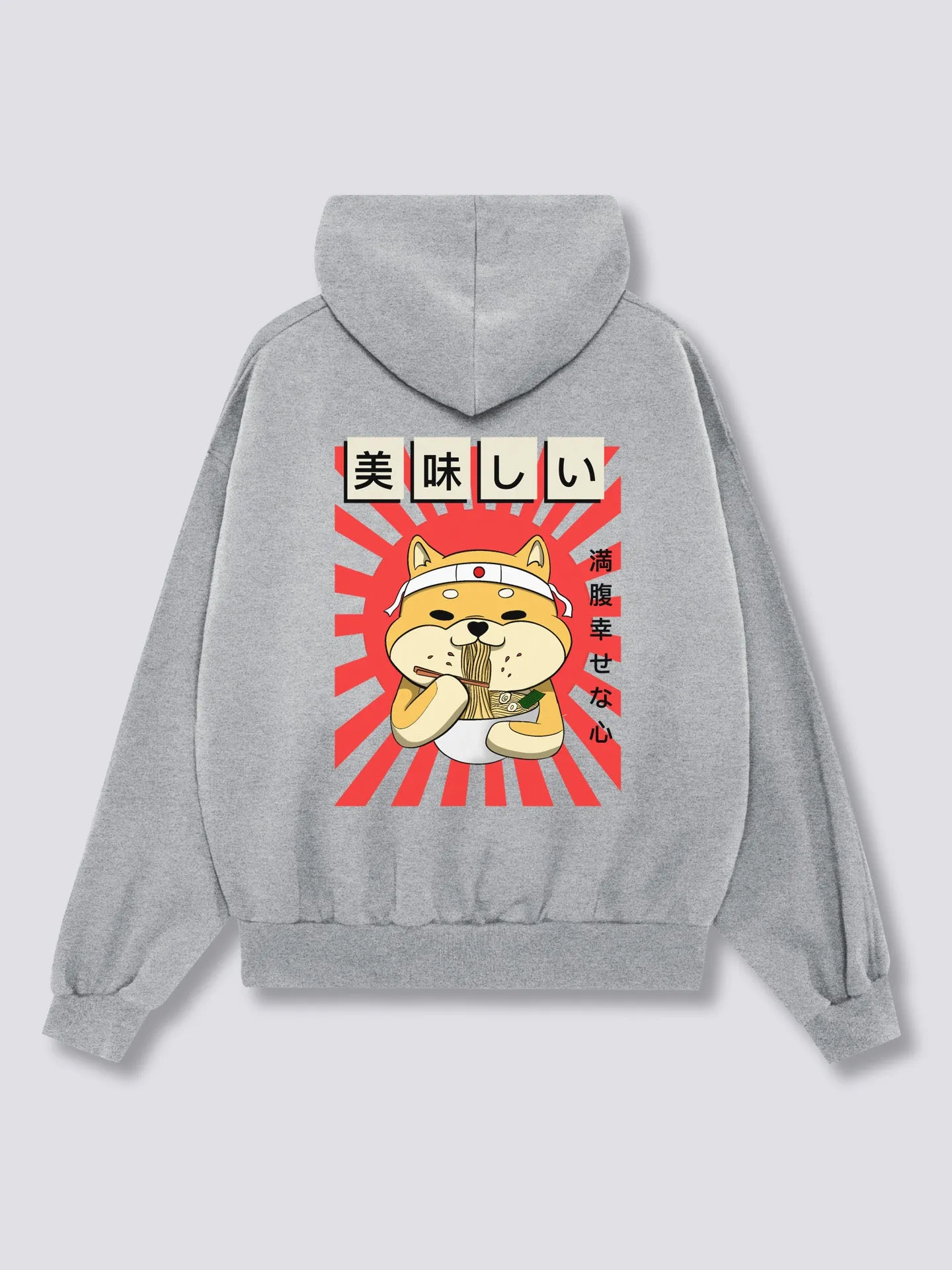 Ramen Shiba Back Hoodie