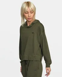 RVCA Cable Cropped Workout Hoodie