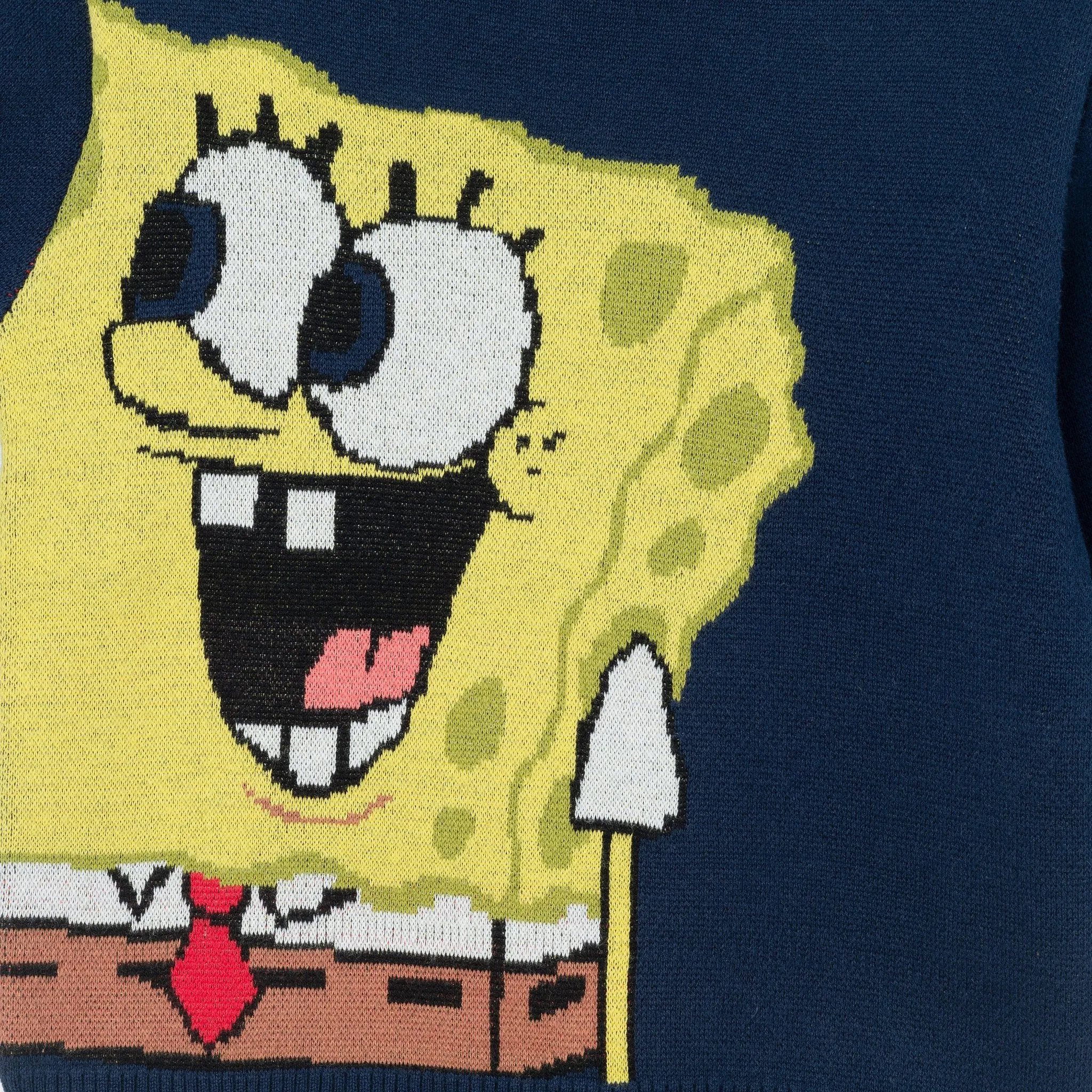 SpongeBob SquarePants™ x Andy & Evan® | Kids (2-7) Oversized Buddies Wrap-around Jacquard Sweater