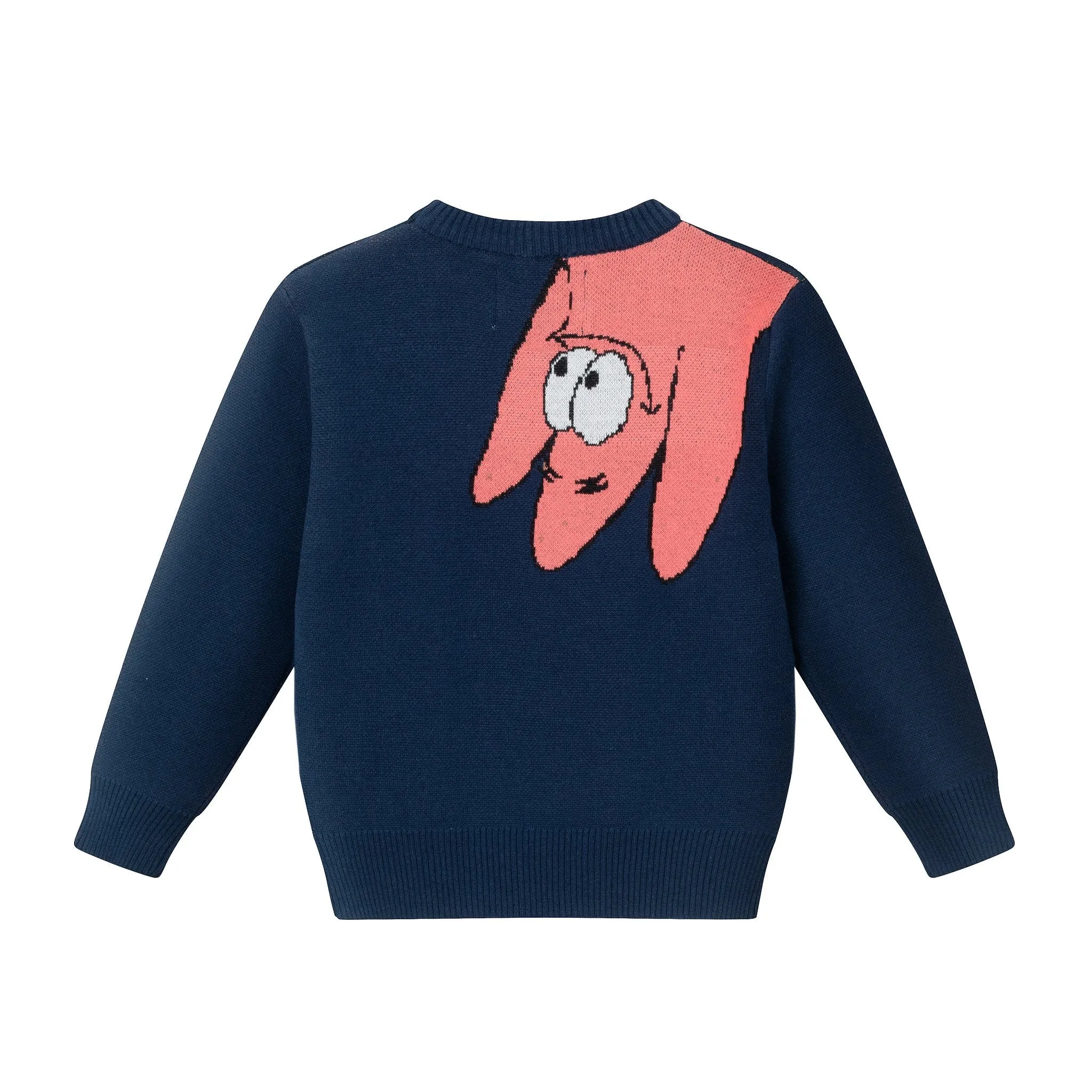 SpongeBob SquarePants™ x Andy & Evan® | Kids (2-7) Oversized Buddies Wrap-around Jacquard Sweater